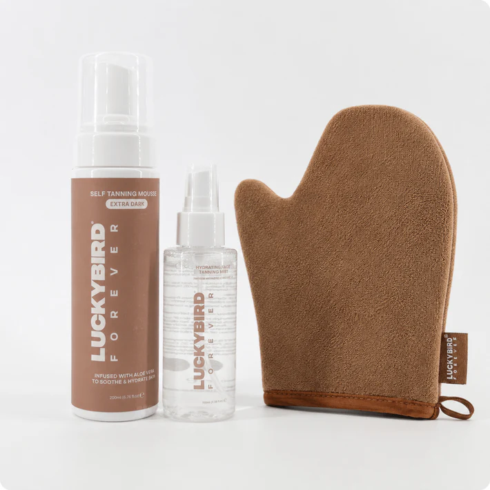 Signature Glow Collection — mousse, mist and mitt