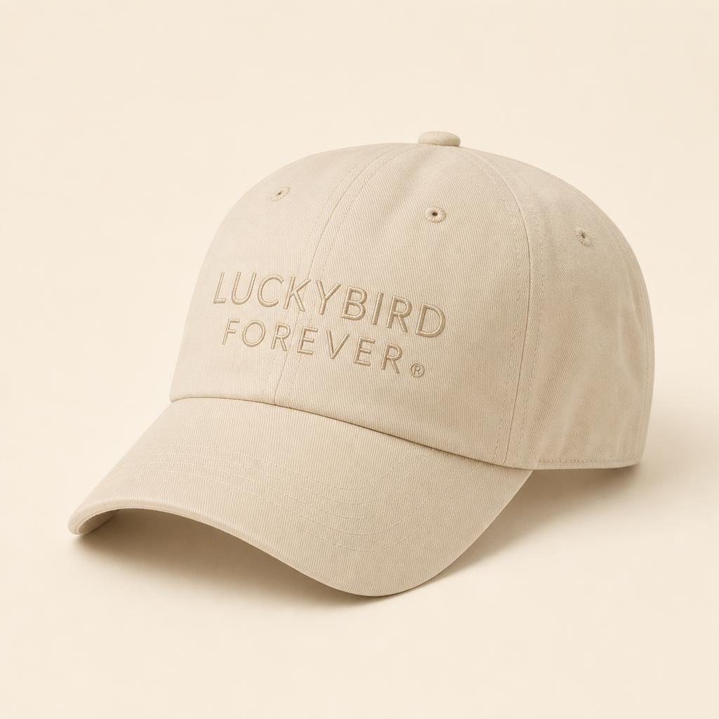 Forever Baseball Cap in cream